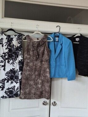 Blazers & Dresses Bundle Of 4 Size 8/10 Petite